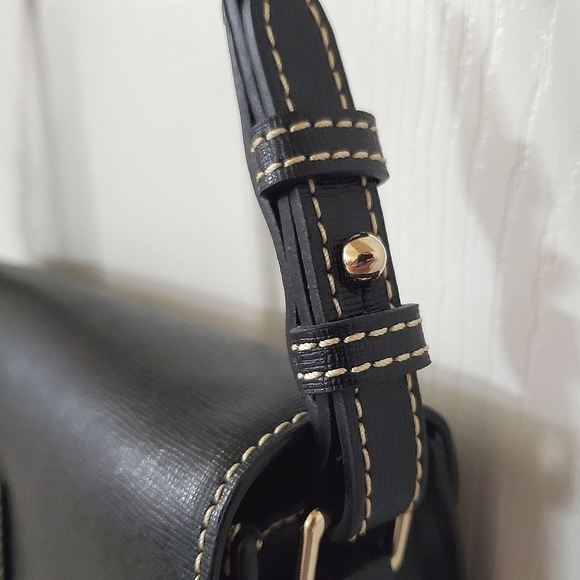 NWT New Dooney & Bourke Black Casey Clutch Handbag & Dust Bag (see descrip) - Picture 7 of 13